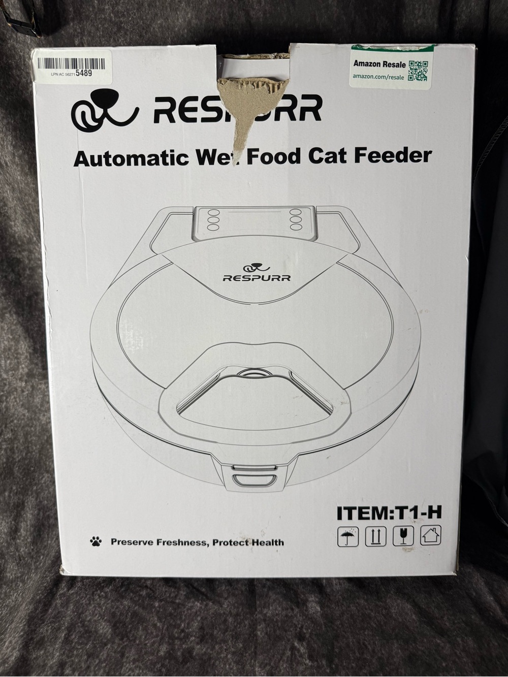 Automatic Wet Food Cat Feeder - White